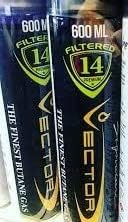 Vector 14x Filtered Premium Refined Fuel Butane Gas Refill (Super Jumbo 600mL)
