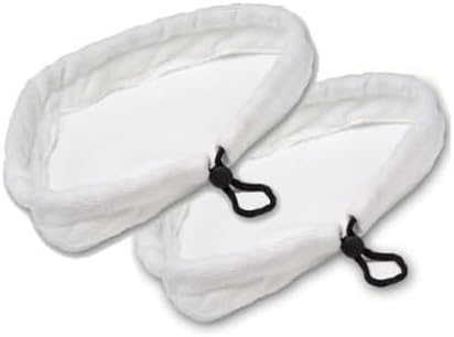 2 X Replacement Pads for The Hot Mop Steam Mop (Green and Orange Versions)