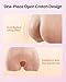 VEVOR Silicone Butts, 100% Silicone Hip Enhancer Shapewear Panty, Fake Buttock Enhancers Pants for Crossdresser, Transgender, Cosplay, Drag Queen (Brown)
