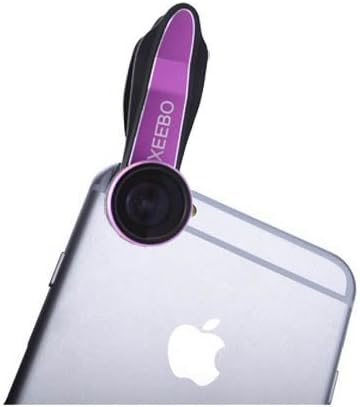 New Fisheye Lens for iPhone/Samsung. Universal Camera Lens Kit 3 in 1. Fisheye Lens 198ยฐ, 0.63x Wide Angle Lens, Super Macro Lens 15x. Make fantastic photos with the Unique Lenses