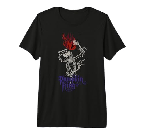 T-shirt Pumpkin King de Disney pour afficher un style rock et fantastique au quotidien