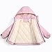 Waterproof Winter Coats for Girls Boys:Fashion Long Puffer Jackets with Pockets Thicken Fleece Lined Parka Outfits(Pink,12-13Years)