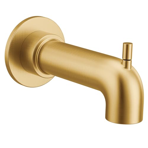 Moen 3346BG CIA Collection Diverter Tub Spout with Slip-fit CC Connection, Brushed Gold by Moen - Used condition - CA$70.15