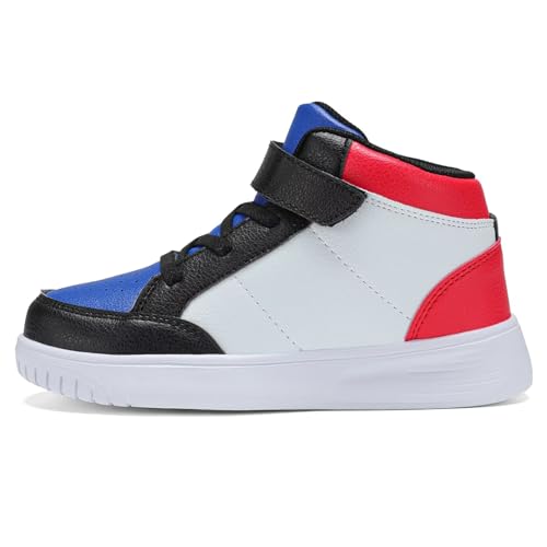 Image of Kids Sneakers Boys Running Shoes Girls High Top Casual Lightweight Classic Adjustable Strap Sneakers