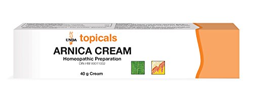 UNDA - Arnica Cream - Homeopathic Remedy to Help Temporarily Relieve Symptoms Associated with Minor Sprains and Bruises - 1.4 Ounces