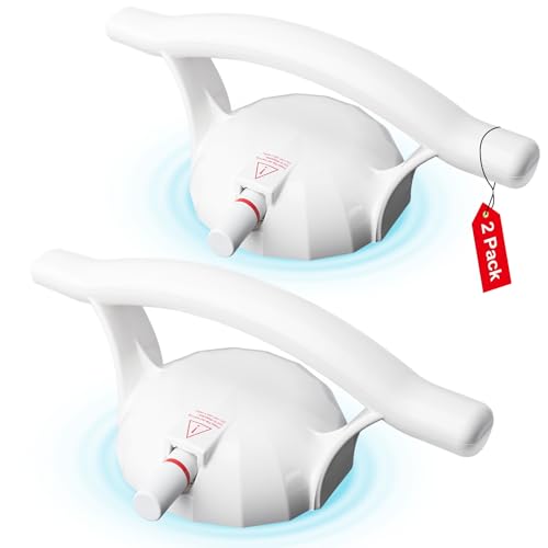 Patented Grab Bars for Bathtubs and Showers Heavy Duty Shower Handle,Bathroom Safety Shower Grab Bars for Seniors Elderly, Easy to Install White Suction Grab Bars for Shower (2 Pack) ﻿
