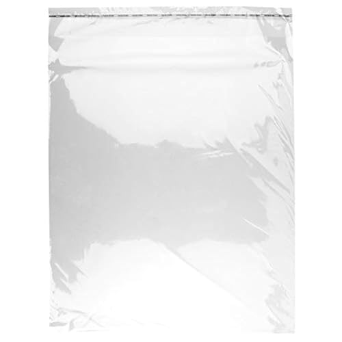 Ideen mit Herz Lot de 100 sachets en cellophane refermables et auto-adhésifs - 50 x 40 cm