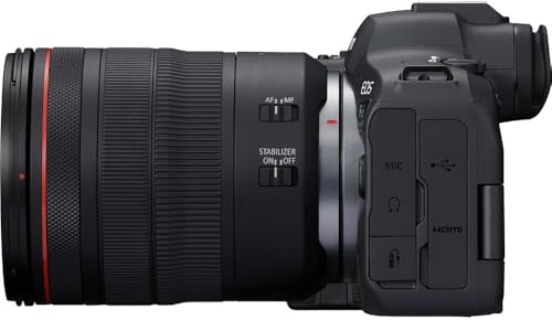 Image of Canon EOS R6 Mark II Mirrorless Camera with PIXIBYTES Microfiber Cleaning Cloth (Body w /Lens + Pro Bundle)