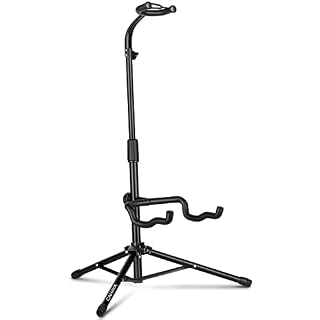 CAHAYA Support de Guitare Trépied Réglable Support de guitare pliant portable avec support de cou pour Toutes les… - Les Beatles, Paul McCartney, John Lennon, RIngo Starr, George Harrison