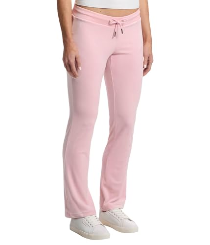 Juicy Couture Women's Rib Waist Velour Pants with Drawcord2