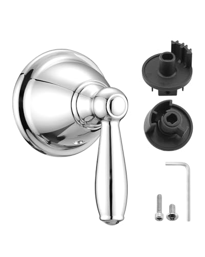 Ultrimkit Replacement Shower Fuacet Handle Kit Compatible with Moen Posi-Temp& Chateau Faucets Chrome