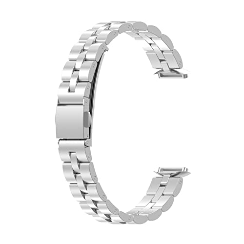 [���X] Fit for Fitbit fit for Luxe�̐▭�Ȑ▭�ȃ\���b�h�J���[�t�@�b�V�����E�H�b�`�o���h�̂��߂̑ϋv�̃X�e�����X�|�̎��̃X�g���b�v������(1)