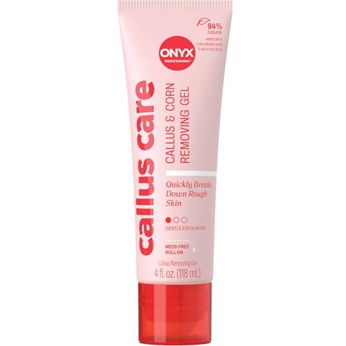 Onyx Professional Callus and Corn Peeling Gel, 4 fl oz - Removes Unwanted Calluses in 3-5 Minutes,...