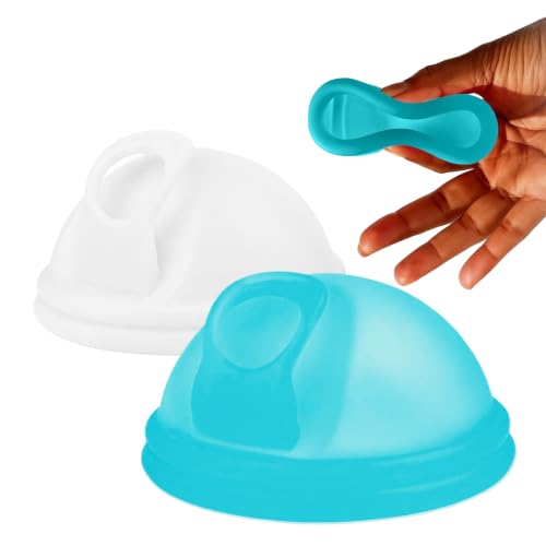 Image of Reusable Menstrual Disc (2 Pack) - Soft Medical Grade Silicone Period Disc for Light & Heavy Flow, Leakproof 12-Hour Protection, Easy Removal, Menstrual Cup, Tampon & Pad Alternative, Two Sizes