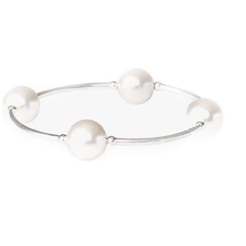Crystal White Pearls Blessing Bracelets For Women Lucky Bracelet Jewelry