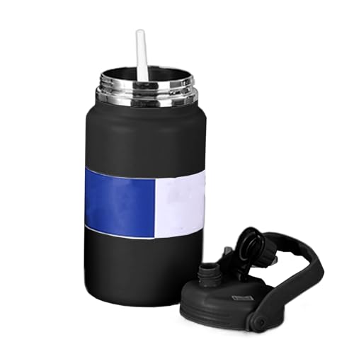 Botella de agua isotérmica - Taza 4L Botella de acero inoxidable | para deportes al aire libre senderismo gimnasio viaje escuela camping ciclismo y playa