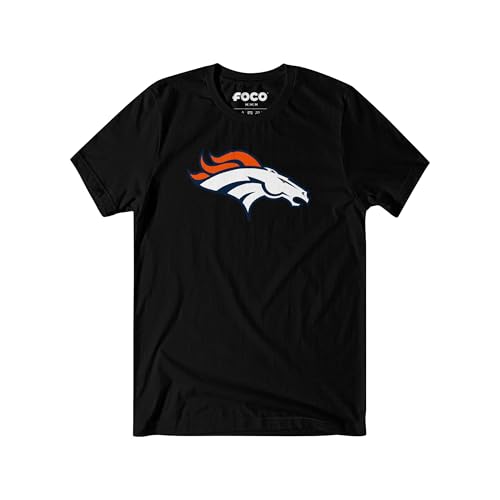 Image of FOCO Men's NFL Team Primary Logo Black Short Sleeve T-Shirt