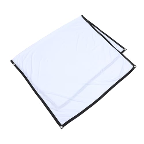 Écran de projection anti-plis portable blanc pour cinéma maison et camping en plein air