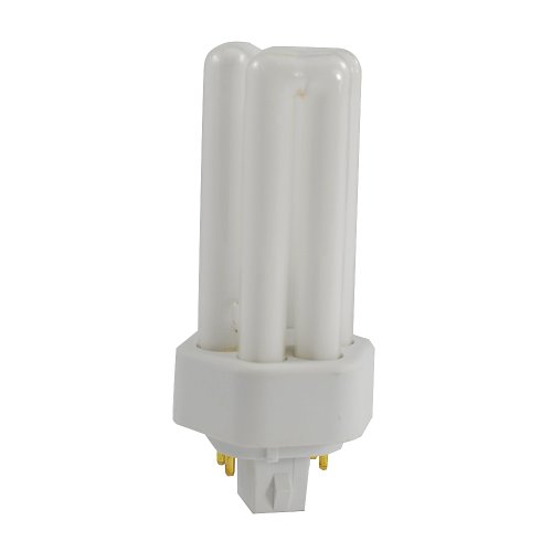 Image of Sylvania Dulux T /E /in CFL Compact Fluorescent Light Bulb 4 Pin 18W, 1 Pack | Triple Tube, GX24q-2 Base, 18 Watt Long Lasting Energy Efficient Light Bulb, 12000 hr Life, Dimmable, 4100K Cool White