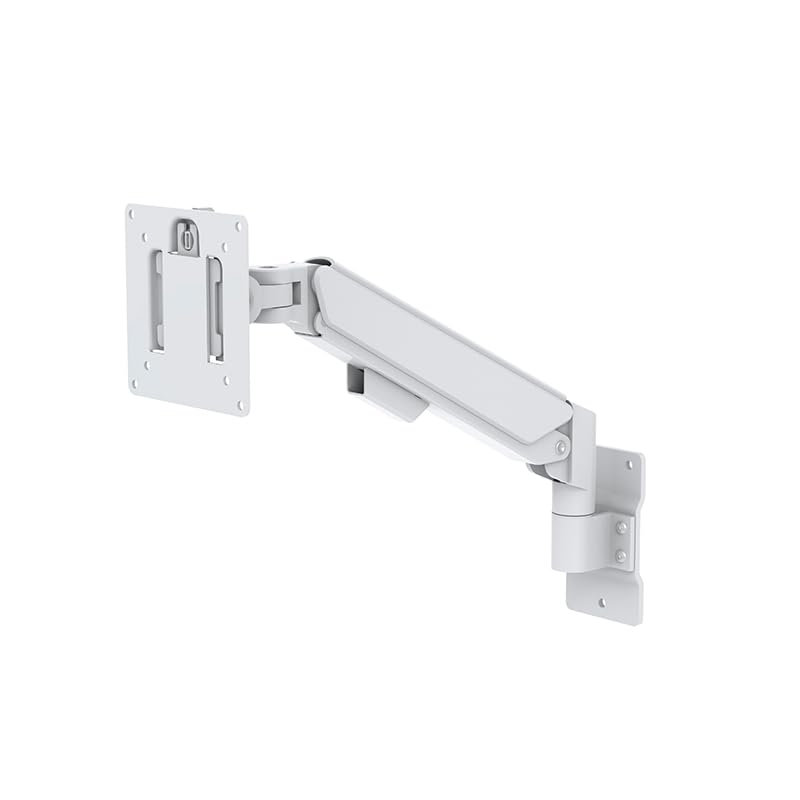 Approx Supporto TV Monitor Parete APPST20WH, per schermi da 10-32 pollici, con molla a gas, altezza regolabile, VESA 75x75/100x100