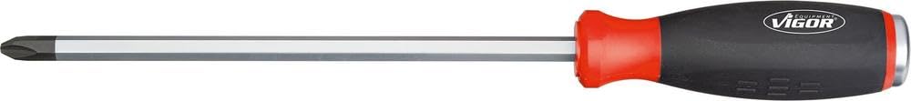 Vigor V4667 Phillips-Recess Screwdriver With Impact Cap, 37.8 cm