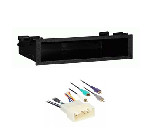 Single DIN Car Stereo Radio Install Kit Package Compatible with Toyota Solara 1999 2000 2001 2002 & 2003 with Factory JBL Amplifier