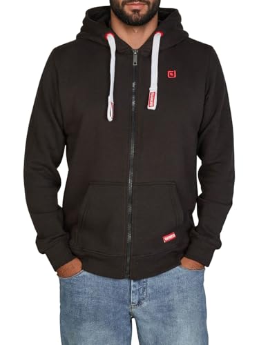 riverso Sweatjacke Herren mit Kapuze Reißverschluss Regular Fit RIVNoah...
