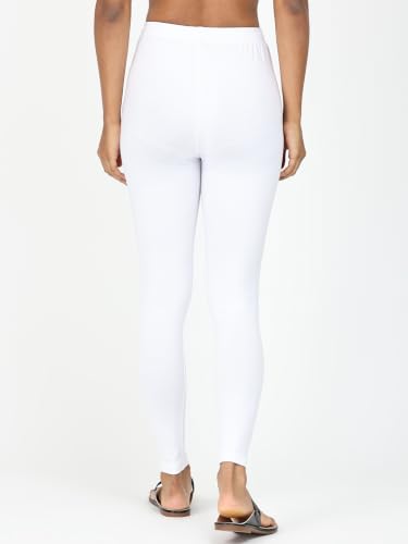 Image of Robinbosky Premium Stretchable Cotton Ankle Legging for Women | Suitable for Formal wear & Casual wear | High-End Elastic Makes The Leggings Squat Proof and Durable for Travel, Yoga, & Workout.