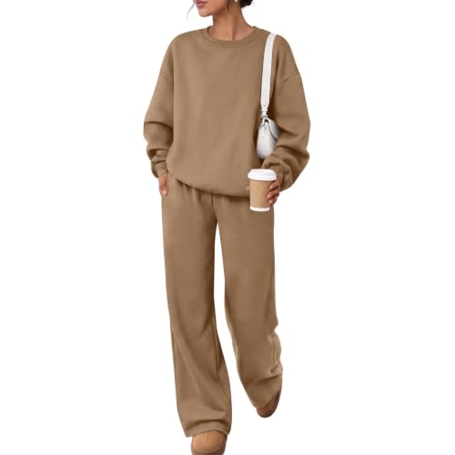 Shiketong - Shiketong Women's 2 Piece Matching Fall Sweatsuit Lounge Set - Best Deal on Amazon