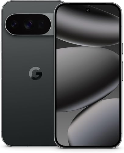 Google Pixel 10 Pro - Unlocked Android Smartphone - Gemini AI Assistant, Triple Rear Camera System, Fast-Charging 24+ Hour Battery, and 6.3' Super Actua Display - Obsidian - 512 GB (Renewed)