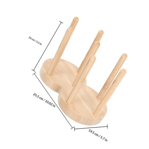 Organisateur de tasses en bois pour activités extérieures et pique-nique