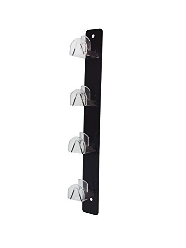 Marketing Holders 12 Pack Reading Glasses Holder 4 Pair Wall Mount with Hardware Department Stores Fashion Retailers Shopping Centers Bookstores Pharmacies Supermarkets Black Acrylic