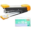 Max HD-10 Stapler Set with 2 Boxes (2000) Staples. Staple Up to 15 Sheets of Normal Paper.