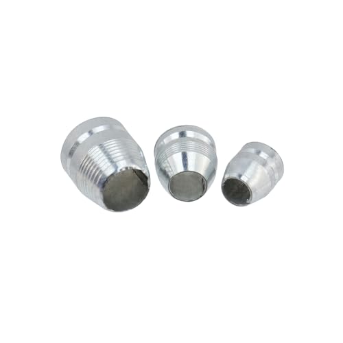 Pastlla 30pcs Round Axe Handle Wedge Kit, Safety Metal Round Steel, Metal Mauls Handle Wedges for Axe Hammer Sledge Reinforcing (0.31/0.39/0.47 Inch)