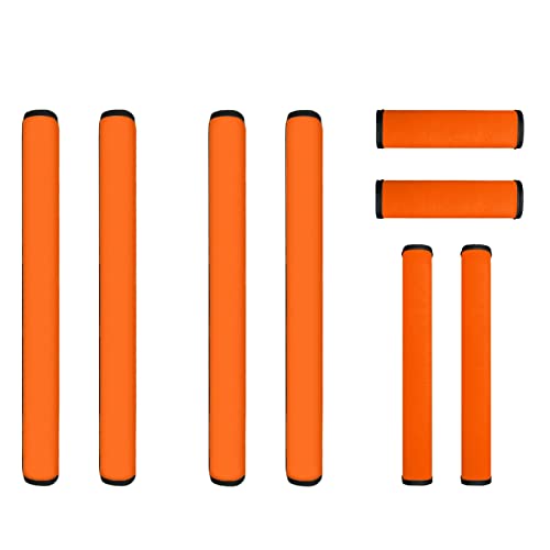 Coldinair Orange Refrigerator Door Handle Covers Set of 8,Keep Your Kitchen Appliance Clean from Fingertips,Drips,Food Stains for Fridge Oven Dishwashers