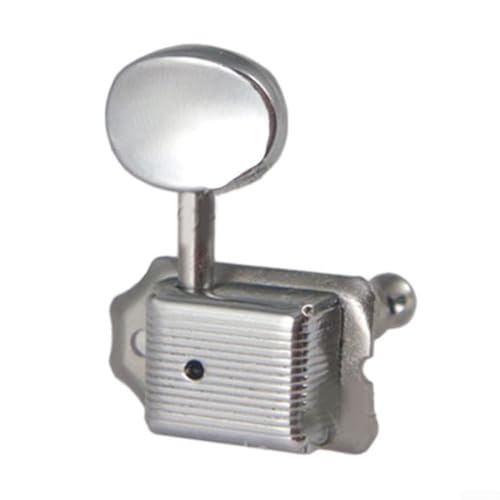 HEIBTENY Mécaniques de guitare pour les amateurs de guitare électrique Têtes de machine d’accordage en argent Guitare St E (Argent) - Les Beatles, Paul McCartney, John Lennon, RIngo Starr, George Harrison HEIBTENY Mécaniques de guitare pour les amateurs de guitare électrique Têtes de machine d'accordage en argent Guitare St E (Argent) – Image 6