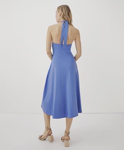 Image of Pact Organic Cotton Women's Fit & Flare Halter Dress