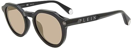 Philipp Plein Sonnenbrille SPP 002 schwarz m700g, Schwarz, 51/22/145, schwarzes, 51/22/145