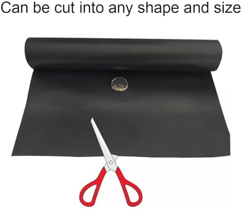 Durable 0.4mm Flexible Pond Liner - Tear-Resistant Black Waterproof Lining for Fish Ponds, Water Features, Streams, Fountains & Aquatic Gardens - Easy to Install, Long-Lasting Quality