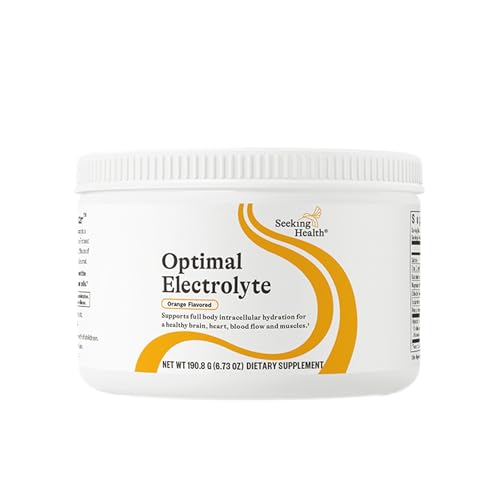 Seeking Health Optimal Electrolyte Powder - Electrolyte Powder with Sodium & Potassium - Support Digestion & Energy with Magnesium Electrolyte Supplement - Orange, 30 Servings