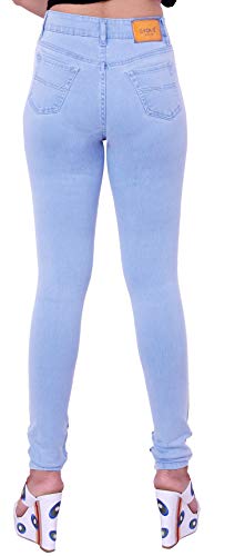 Image of FCK-3 Stretchable Denim Pencil Fit Regular Fit High Waist Jeans for Women