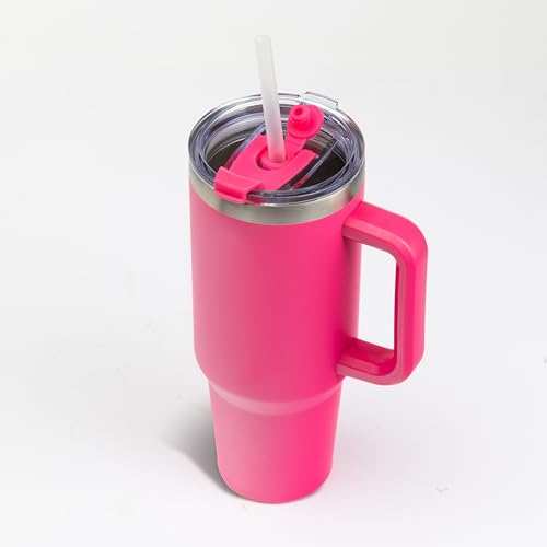 Image of The Memory Company Officially Licensed NFL - Los Angeles Rams 40oz Pink Game Day Tumbler with Team Logo