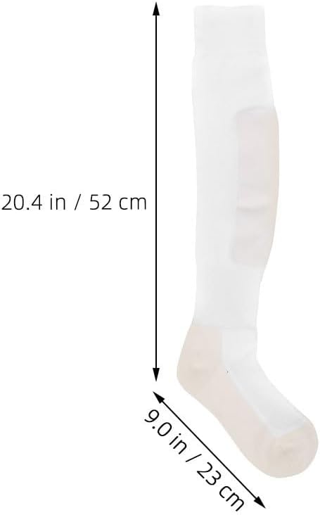 1 pair Knee-High Fencing Socks: Men and Women Thick Over Knee Sports Socks for Skiing Snowboarding and Hiking - Comfortable Elastic Design