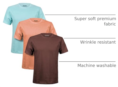 Image of Kingsted T-Shirts for Men Pack - Royally Comfortable - Super Soft Premium Fabric - Well-Crafted Classic Tee