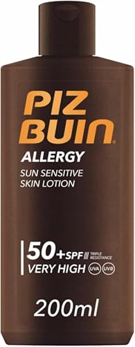 PIZ BUIN Allergy Sun Sensitive Skin Lotion FPS 50 (200 ml),...