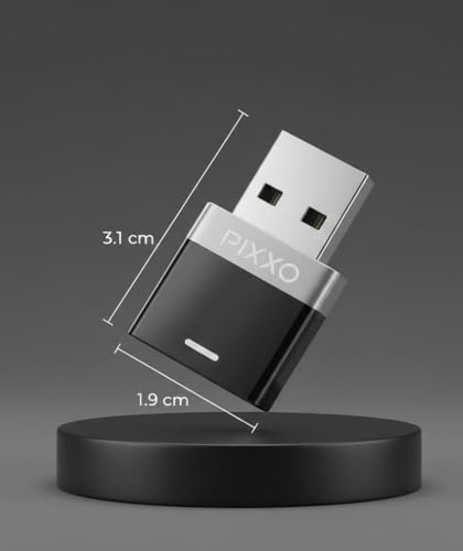 Image of Pixxo Air 2-in-1 Wireless CarPlay Adapter, Android Auto and Apple CarPlay Dongle,WiFi 6 & Bluetooth 5.4, Only for Cars with OEM Installed Wired Android Auto /CarPlay, 1-Year Warranty