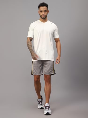 Image of VECTOR X Self Design Men Round Neck T-Shirt 100% Polyerster (Pack of 1)