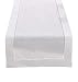 Fennco Styles Rochester Collection with Hemstitched Border Table Runner - Linen-Cotton - 3 Sizes (16"x72")
