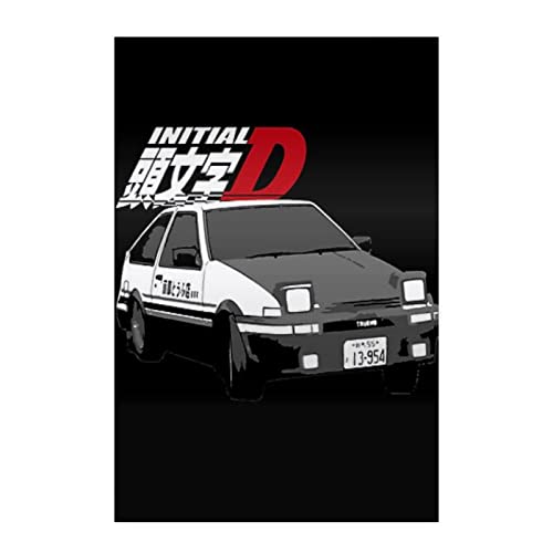 頭文字D ウォールステッカー 壁紙シール ポスター ステッカー インテリア ウォールデコ ウォールペーパー 装飾 飾り おしゃれ モダンアート はがせる リフォーム オフィスルームの装飾ギフト 60*90（cm）