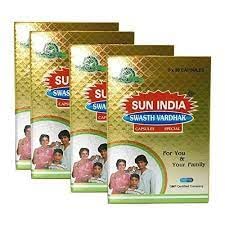 Sun India Swasth Vardhak Capsules (50 Caps) -Pack of Four (4) (B0CRVR9JVZ) Amazon Price History, Amazon Price Tracker